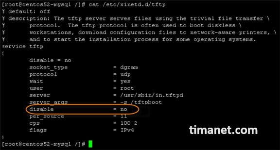 تنظیمات tftp سرور در لینوکس
